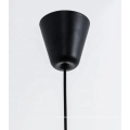Simple design metal black home decor modern lamp pendant light for dining room